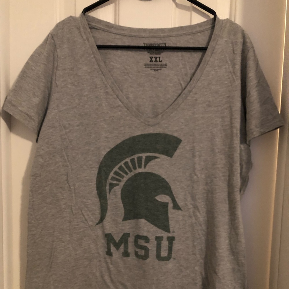 Ladies MSU XXL Short Sleeve Tee
